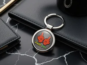Racing Personalised Keychain Alloy